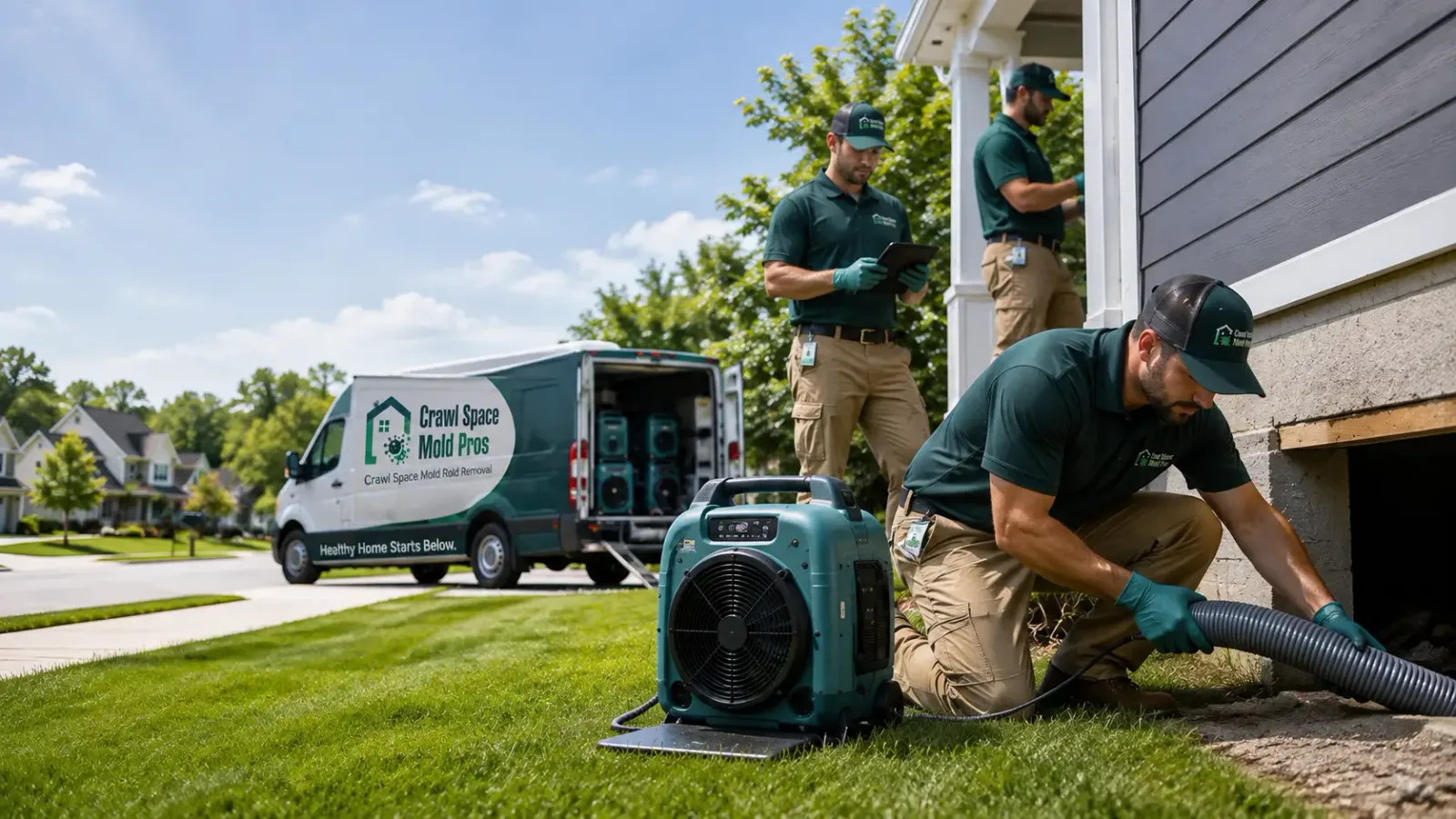 Crawl Space Mold Removal in Big Springs, NE